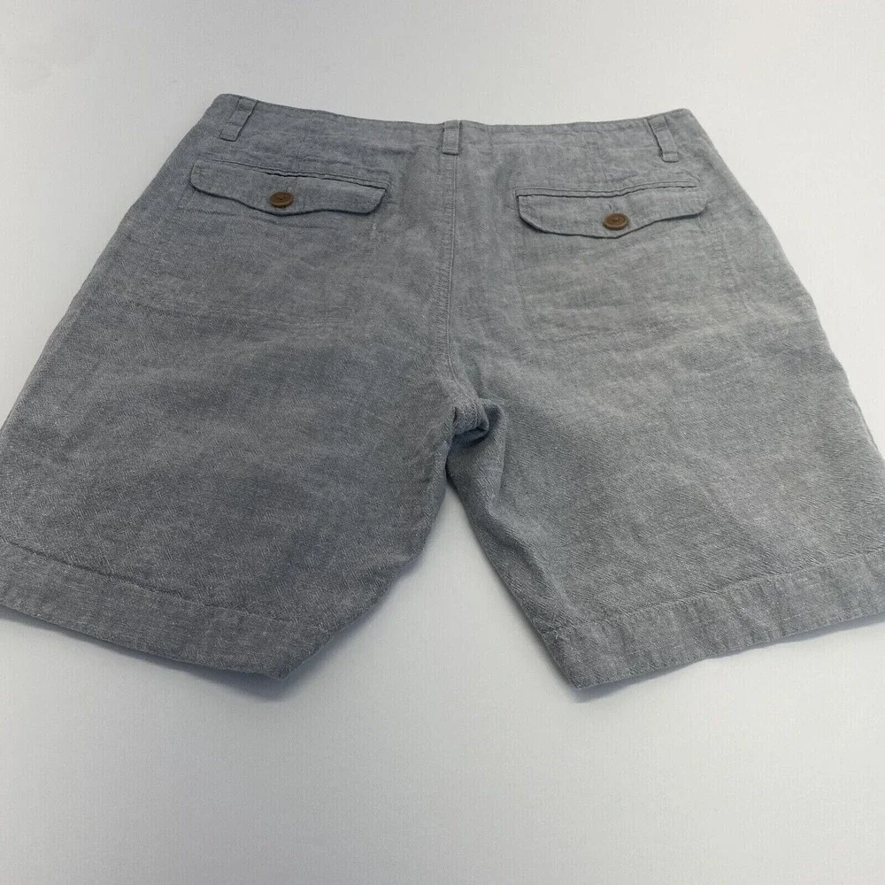J Crew Shorts Mens Size 33 Chino Flat Front Straight Leg Adult Casual Gray